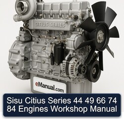 Sisu Citius Series 44 49 66 74 84 Engines Service Repair Workshop Manual PDF