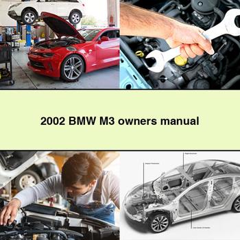 2002 BMW 2 Series M3 Owners Owner's Manual PDF