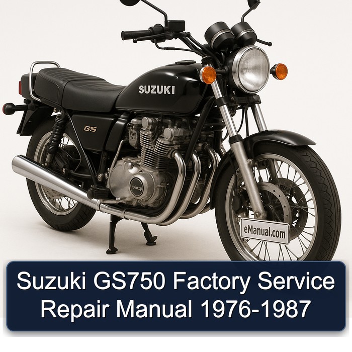 1976-1987 Suzuki GS Series GS750 Service Repair Workshop Manual PDF