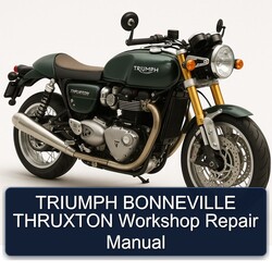 Triumph Bonneville Thruxton Service Repair Workshop Manual PDF