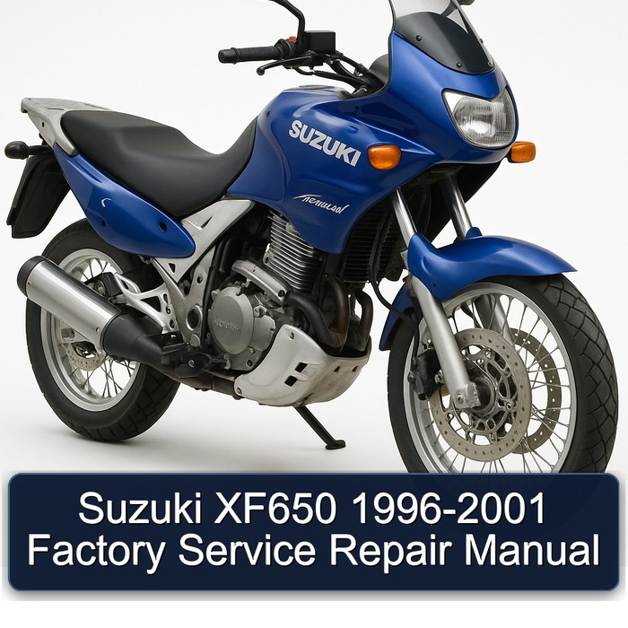 1996-2001 Suzuki XF650 Freewind Service Repair Workshop Manual PDF