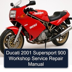 2001 Ducati 900 Supersport Service Repair Workshop Manual PDF