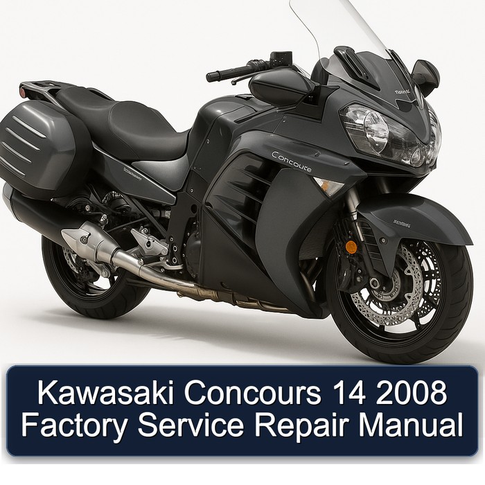 2008 Kawasaki Concours Models 14 Service Repair Workshop Manual PDF
