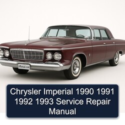 1990-1993 Chrysler Imperial Service Repair Workshop Manual PDF