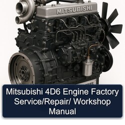 Mitsubishi S 6 Series 4d6 Engine / Service Repair Workshop Manual PDF