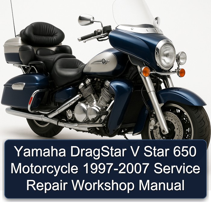 1997-2007 Yamaha Dragstar V Star 650 Motorcycle Service Repair Workshop Manual PDF