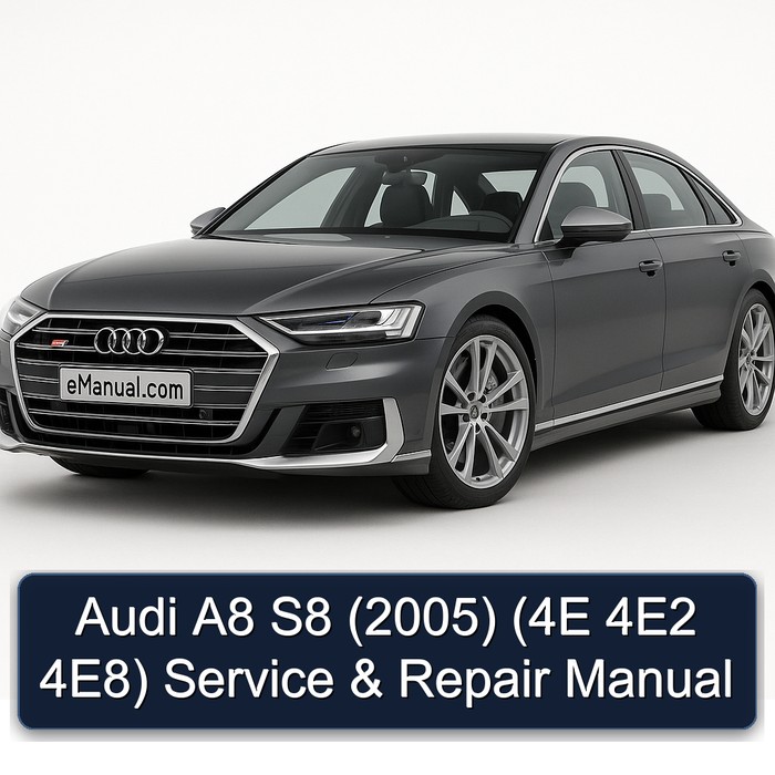 2005 Audi S8 A8 (4e 4e2 4e8) Service Repair Workshop Manual PDF