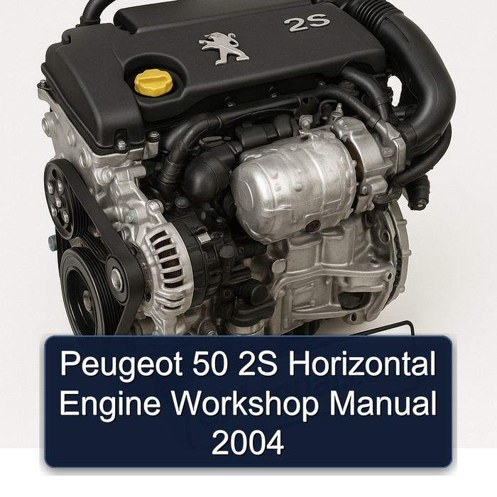 2004 Peugeot 50 2S Horizontal Engine Service Repair Workshop Manual PDF