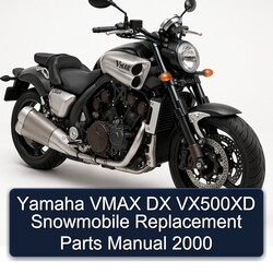 2000 Yamaha Vmax DX VX500XD Snowmobile Replacement Parts Catalog PDF