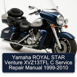 1999-2010 Yamaha Royal Star Venture XVZ13TFL C Service Repair Workshop Manual PDF