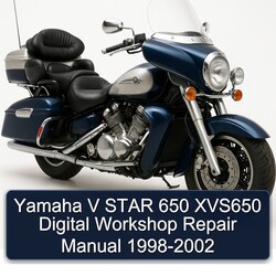 1998-2002 Yamaha Royal Star Venture V 650 XVS650 Digital Service Repair Workshop Manual PDF