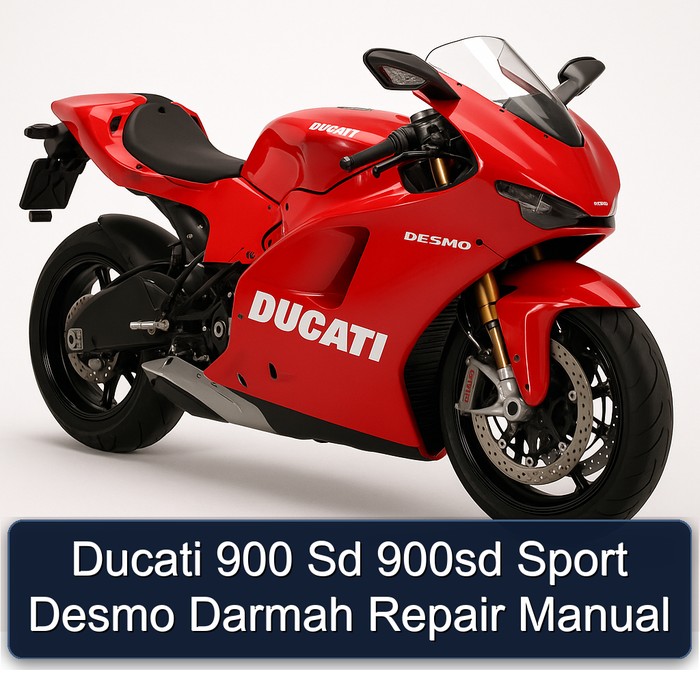 Ducati Desmo 900 Sd 900SD Sport Darmah Service Repair Workshop Manual PDF