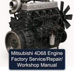 Mitsubishi S 6 Series 4d68 Engine / Service Repair Workshop Manual PDF