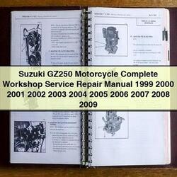 1999-2009 Suzuki GZ250 Motorcycle Service Repair Workshop Manual PDF
