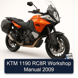 2009 KTM 1190 RC8R Service Repair Workshop Manual PDF