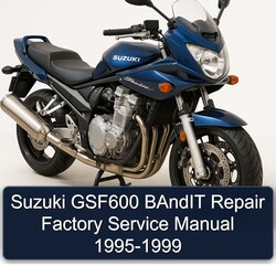 1995-1999 Suzuki GSF Bandit Series GSF600 Service Repair Workshop Manual PDF