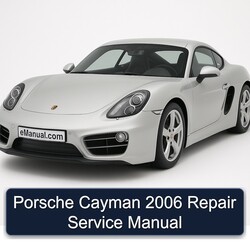 2006 Porsche Cayman Service Repair Workshop Manual PDF