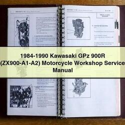 1984-1990 Kawasaki GPZ Series 900R (ZX900-A1-A2) Motorcycle zx900 a2 Service Repair Workshop Manual PDF