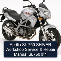 Aprilia Shiver SL 750 SL750 Service Repair Workshop Manual PDF