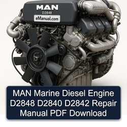 MAN Marine Diesel Engine D2848 D2840 D2842 Service Repair Workshop Manual PDF