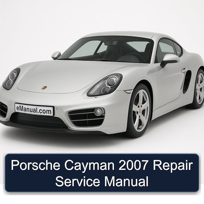 2007 Porsche Cayman Service Repair Workshop Manual PDF