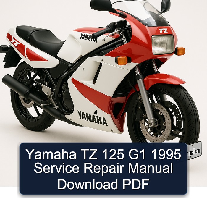 1995 Yamaha TZ Models 125 G1 Service Repair Workshop Manual PDF