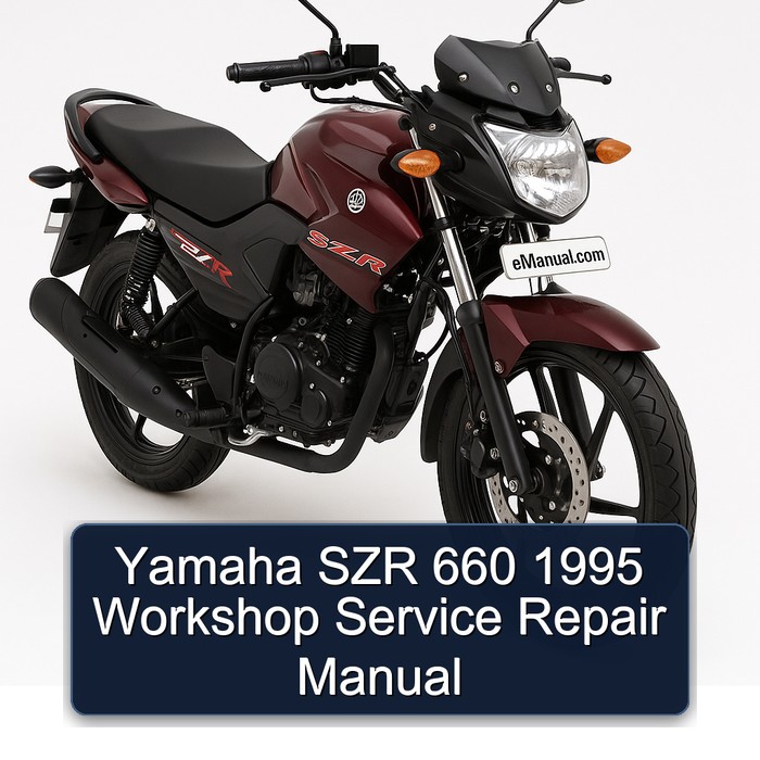 1995 Yamaha SZR Models 660 Service Repair Workshop Manual PDF