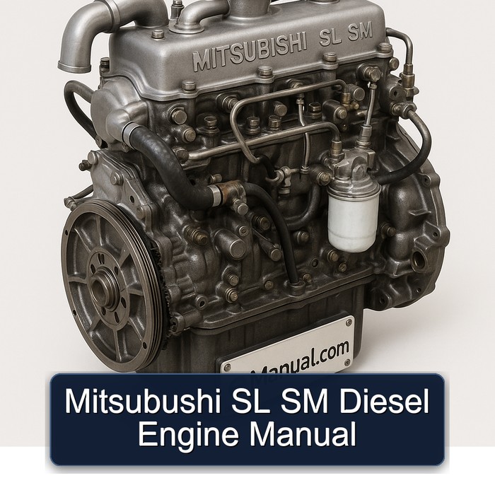 Mitsubishi SL SM Mitsubushi Diesel Engine Service Repair Workshop Manual PDF