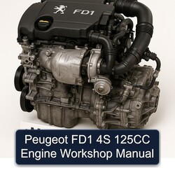 Peugeot FD1 4S 125CC Engine Service Repair Workshop Manual PDF