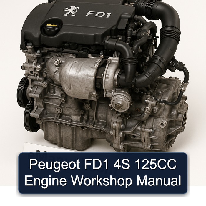Peugeot FD1 4S 125CC Engine Service Repair Workshop Manual PDF