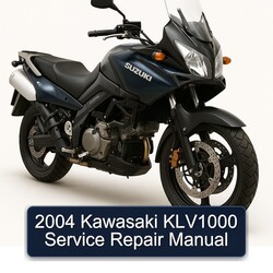 2004 Suzuki KLV1000 Kawasaki Service Repair Workshop Manual PDF