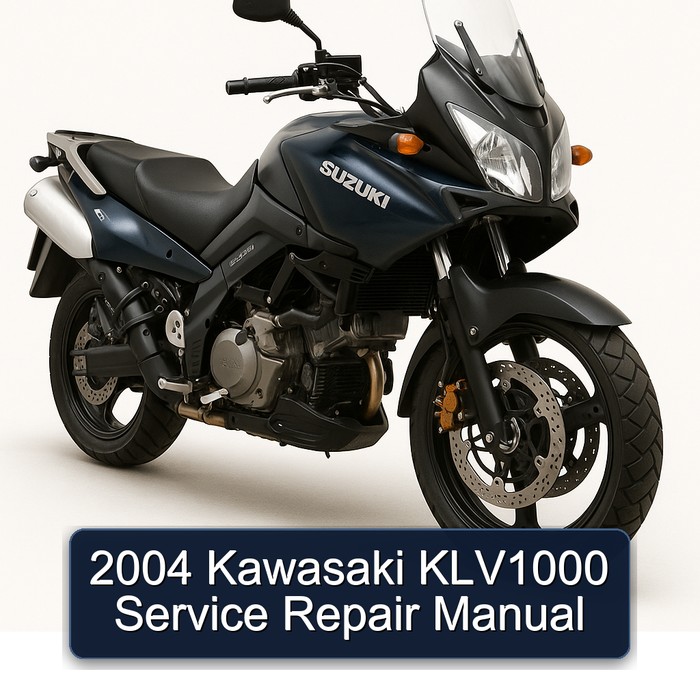 2004 Suzuki KLV1000 Kawasaki Service Repair Workshop Manual PDF