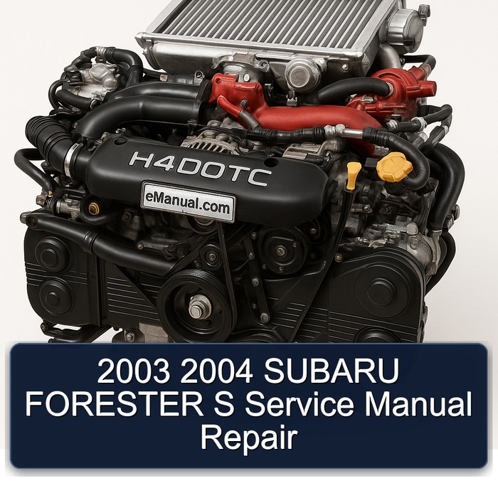 Subaru Forester Service Repair Workshop Manual PDF