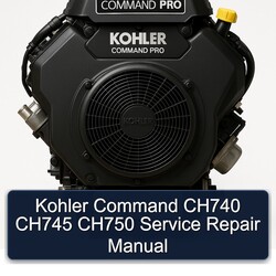 Kohler Command Pro Models CH740 CH745 CH750 Service Repair Workshop Manual PDF