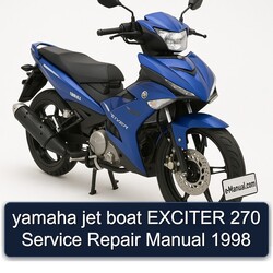 1998 Yamaha Jet Boat Exciter 270 Service Repair Workshop Manual PDF