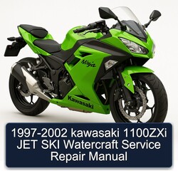 1997-2002 Sym Jet Kawasaki 1100ZXI SKI Watercraft Service Repair Workshop Manual PDF
