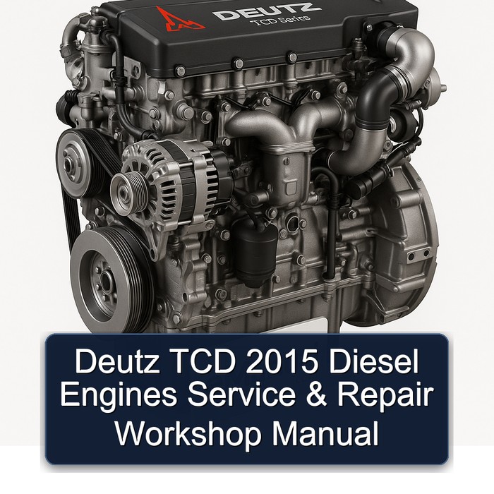 2015 Deutz TCD Series Diesel Engines Service Repair Workshop Manual PDF