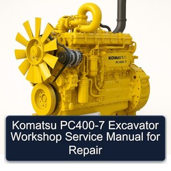 Komatsu PC400-7 Excavator Service Repair Workshop Manual PDF