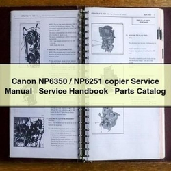 Canon NP6350 / NP6251 Copier Parts Catalog PDF