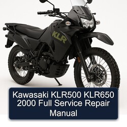 2000 Kawasaki KLR Series KLR500 KLR650 Service Repair Workshop Manual PDF