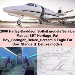 2006 Harley Davidson Softail Harley-davidson Models SET Service Repair Workshop Manual PDF