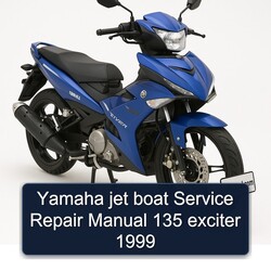 1999 Yamaha Jet Boat 135 Exciter Service Repair Workshop Manual PDF