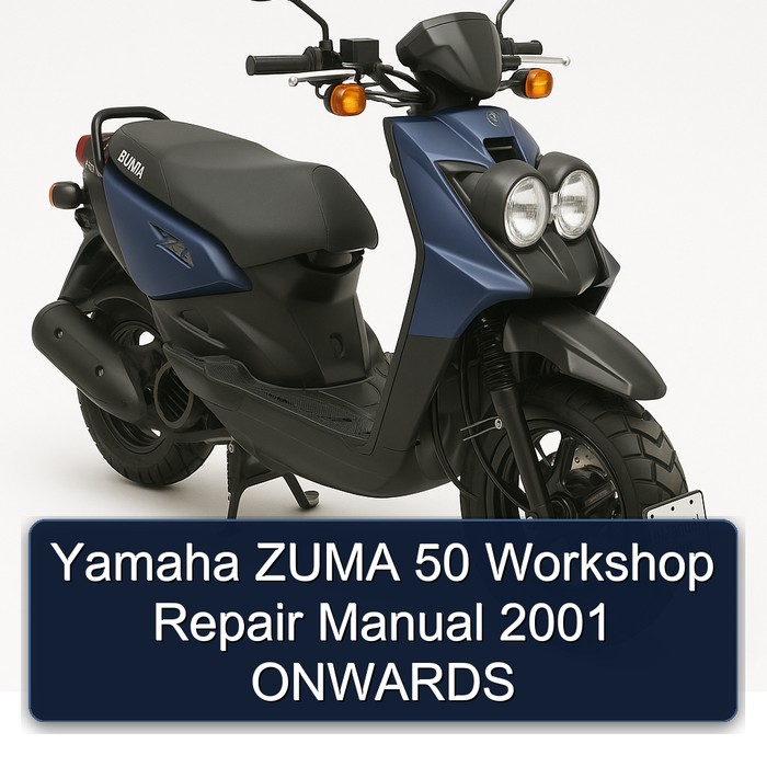 2001 Yamaha Zuma 50 Onwards Service Repair Workshop Manual PDF
