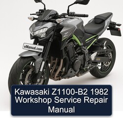 1982 Kawasaki Z Series Z1100-B2 Service Repair Workshop Manual PDF
