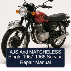 1957-1966 Ajs T Series Matcheless Single Service Repair Workshop Manual PDF