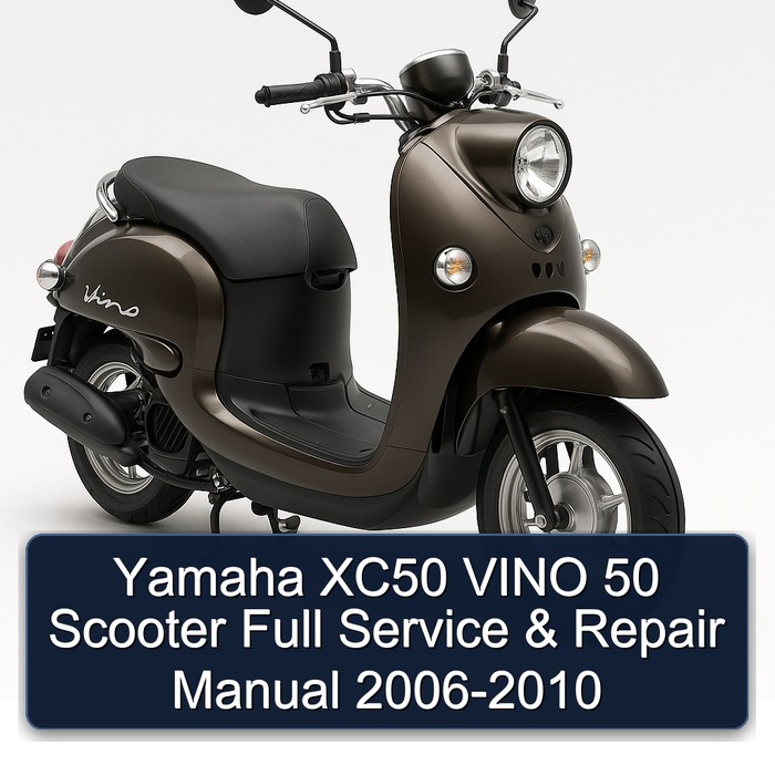 2006-2010 Yamaha Vino XC50 50 Scooter Service Repair Workshop Manual PDF