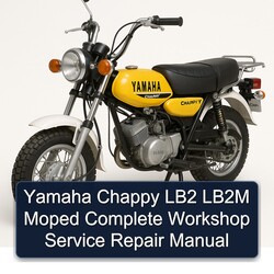 Yamaha Chappy LB2 LB2M Moped Service Repair Workshop Manual PDF