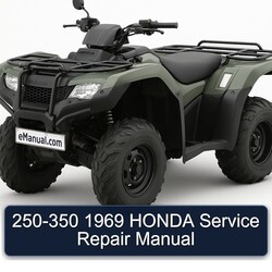 1969 250-350 Honda Service Repair Workshop Manual PDF