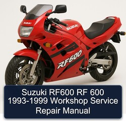 1993-1999 Suzuki RF600 RF 600 Service Repair Workshop Manual PDF