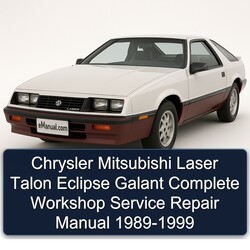 1989-1999 Mitsubishi Eclipse Chrysler Laser Talon Galant Service Repair Workshop Manual PDF